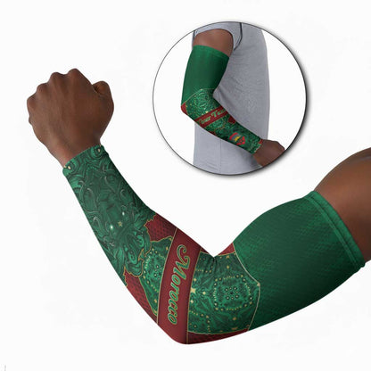 Personalized Morocco Arm Sleeves Royal Lion Islam Patterns - African Pride