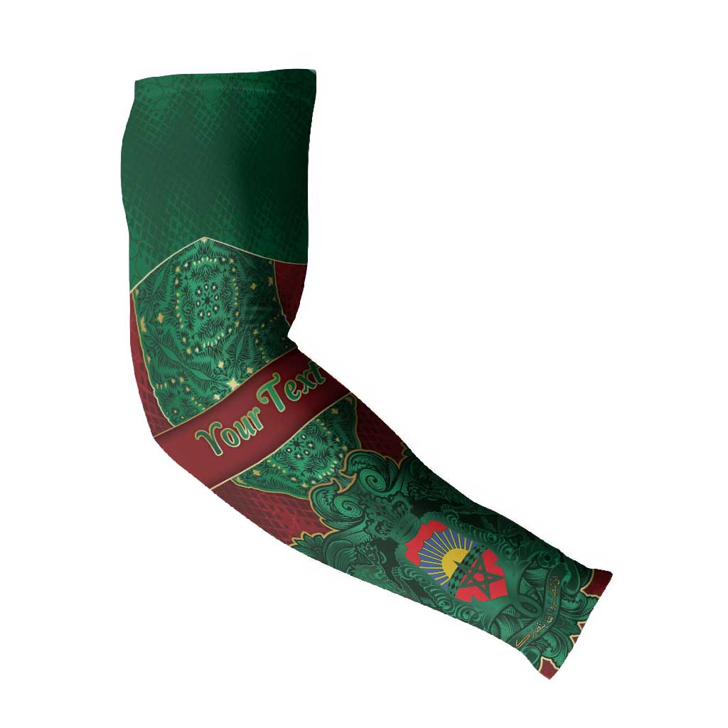Personalized Morocco Arm Sleeves Royal Lion Islam Patterns - African Pride