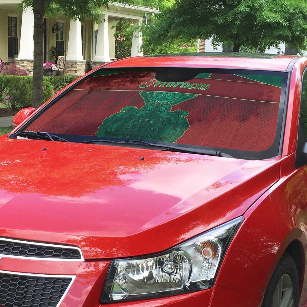 Morocco Auto Sun Shade Royal Lion Islam Patterns - African Pride
