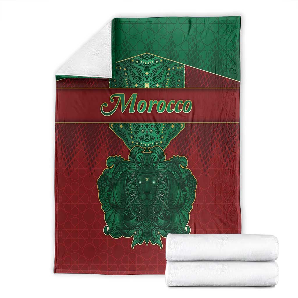 Morocco Blanket Royal Lion Islam Patterns - African Pride
