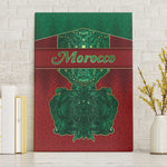 Morocco Canvas Wall Art Royal Lion Islam Patterns - African Pride