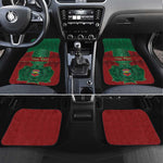 Personalized Morocco Car Mats Royal Lion Islam Patterns - African Pride