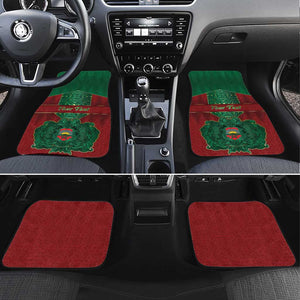 Personalized Morocco Car Mats Royal Lion Islam Patterns - African Pride