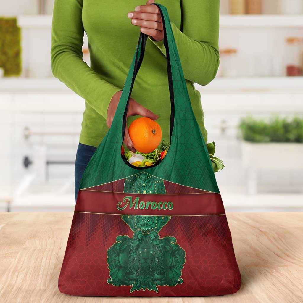 Morocco Grocery Bag Royal Lion Islam Patterns - African Pride