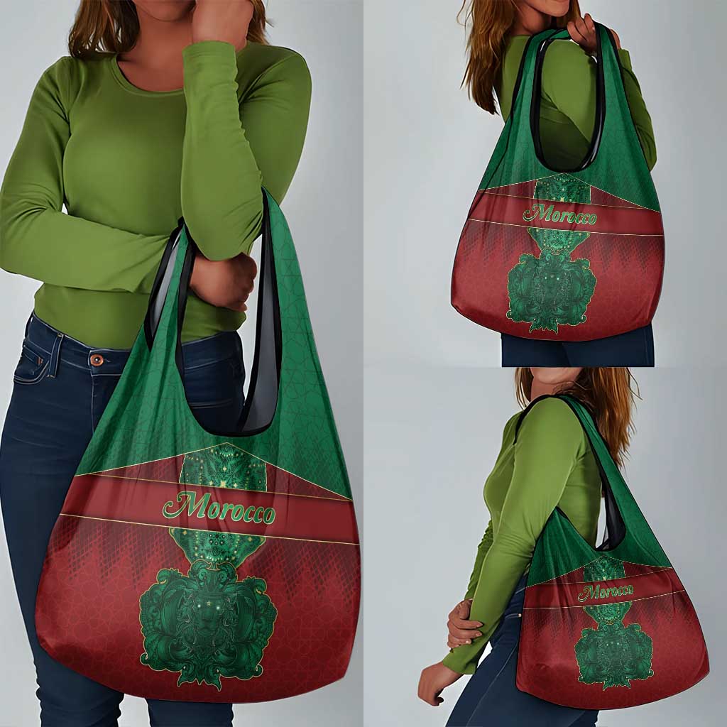 Morocco Grocery Bag Royal Lion Islam Patterns - African Pride