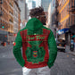Personalized Morocco Hoodie Royal Lion Islam Patterns - African Pride