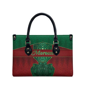 Morocco Leather Bag Royal Lion Islam Patterns - African Pride