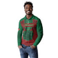 Personalized Morocco Long Sleeve Polo Shirt Royal Lion Islam Patterns - African Pride