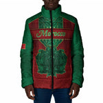 Personalized Morocco Padded Jacket Royal Lion Islam Patterns - African Pride