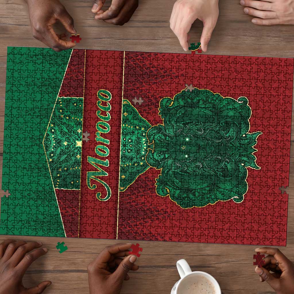 Morocco Puzzle Royal Lion Islam Patterns - African Pride