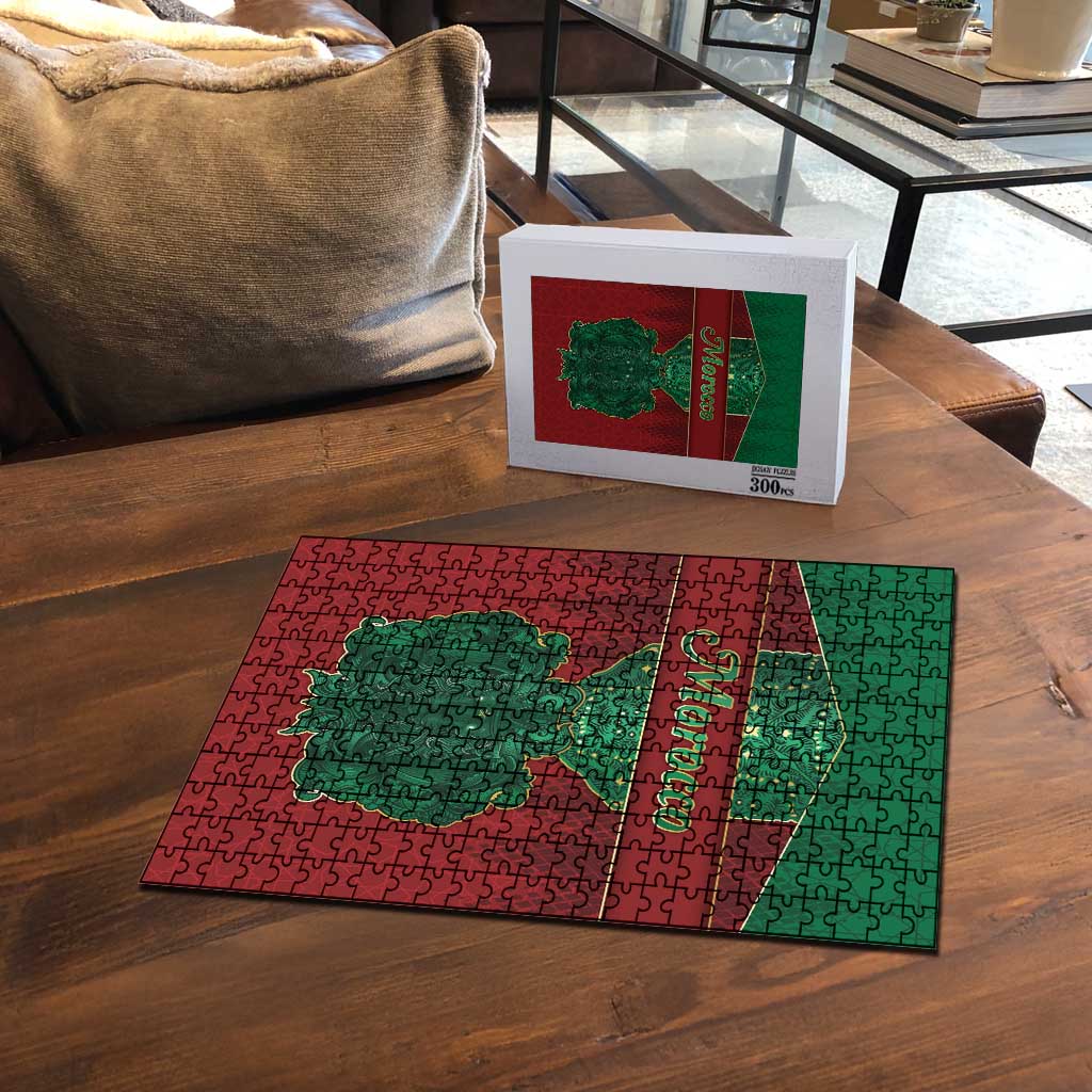 Morocco Puzzle Royal Lion Islam Patterns - African Pride