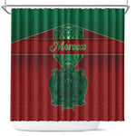 Morocco Shower Curtain Royal Lion Islam Patterns - African Pride