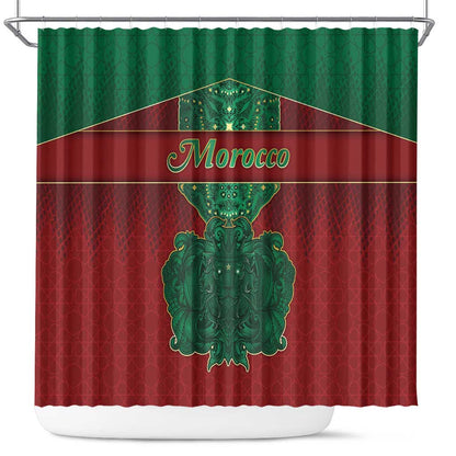 Morocco Shower Curtain Royal Lion Islam Patterns - African Pride
