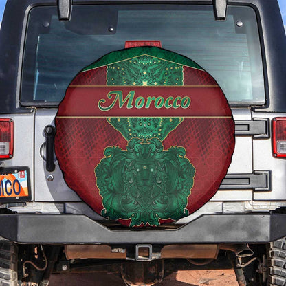 Morocco Spare Tire Cover Royal Lion Islam Patterns - African Pride