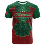 Personalized Morocco T shirt Royal Lion Islam Patterns - African Pride