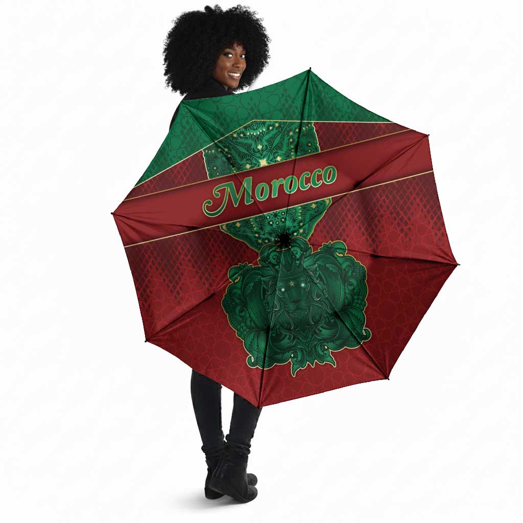 Morocco Umbrella Royal Lion Islam Patterns - African Pride