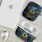 Egyptian Goddess Hathor AirPods Case Galaxy Ancient Mythology Sun Disk Cow Horn