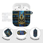 Egyptian Goddess Hathor AirPods Case Galaxy Ancient Mythology Sun Disk Cow Horn