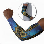 Egyptian Goddess Hathor Arm Sleeves Galaxy Ancient Mythology Sun Disk Cow Horn
