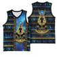 Egyptian Goddess Hathor Basketball Jersey Galaxy Ancient Mythology Sun Disk Cow Horn