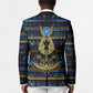 Egyptian Goddess Hathor Blazer Galaxy Ancient Mythology Sun Disk Cow Horn
