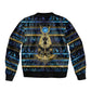Egyptian Goddess Hathor Bomber Jacket Galaxy Ancient Mythology Sun Disk Cow Horn