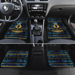 Egyptian Goddess Hathor Car Mats Galaxy Ancient Mythology Sun Disk Cow Horn