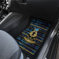 Egyptian Goddess Hathor Car Mats Galaxy Ancient Mythology Sun Disk Cow Horn