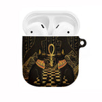Egyptian Goddess Bastet AirPods Case Ancient Mythology Sacred Black Cat
