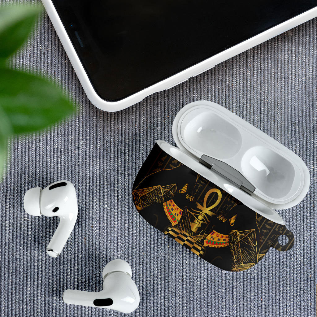 Egyptian Goddess Bastet AirPods Case Ancient Mythology Sacred Black Cat