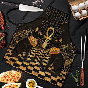 Egyptian Goddess Bastet Apron Ancient Mythology Sacred Black Cat