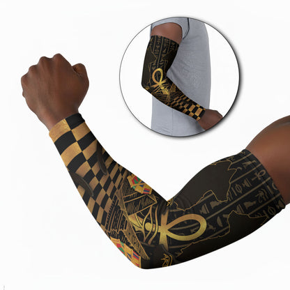 Egyptian Goddess Bastet Arm Sleeves Ancient Mythology Sacred Black Cat