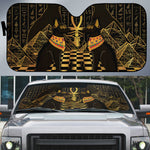 Egyptian Goddess Bastet Auto Sun Shade Ancient Mythology Sacred Black Cat