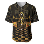 Egyptian Goddess Bastet Baseball Jersey Ancient Mythology Sacred Black Cat