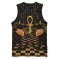 Egyptian Goddess Bastet Basketball Jersey Ancient Mythology Sacred Black Cat
