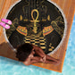 Egyptian Goddess Bastet Beach Blanket Ancient Mythology Sacred Black Cat