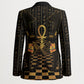 Egyptian Goddess Bastet Blazer Ancient Mythology Sacred Black Cat