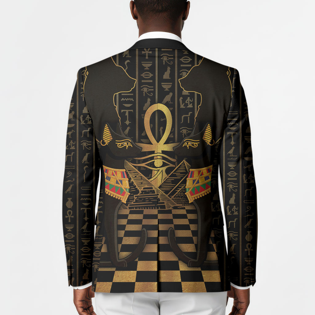 Egyptian Goddess Bastet Blazer Ancient Mythology Sacred Black Cat