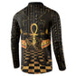 Egyptian Goddess Bastet Button Sweatshirt Ancient Mythology Sacred Black Cat