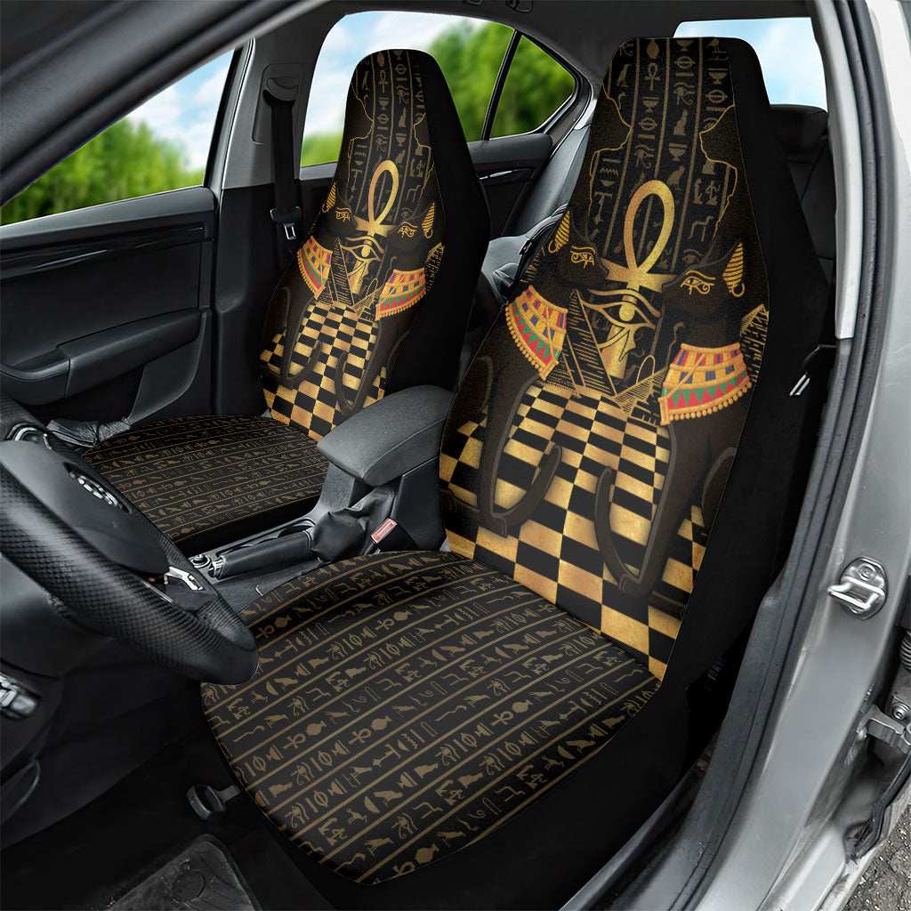 Egyptian Goddess Bastet Car Seat Cover Ancient Mythology Sacred Black Cat