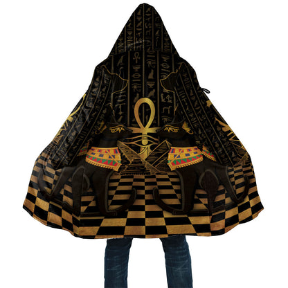 Egyptian Goddess Bastet Cloak Ancient Mythology Sacred Black Cat