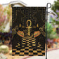 Egyptian Goddess Bastet Garden Flag Ancient Mythology Sacred Black Cat