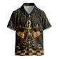 Egyptian Goddess Bastet Kid Hawaiian Shirt Ancient Mythology Sacred Black Cat