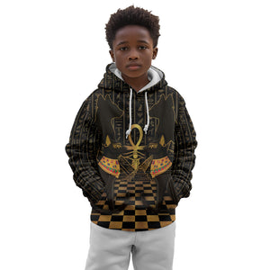 Egyptian Goddess Bastet Kid Hoodie Ancient Mythology Sacred Black Cat