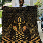 Egyptian Goddess Bastet Quilt Ancient Mythology Sacred Black Cat