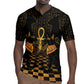 Egyptian Goddess Bastet Rugby Jersey Ancient Mythology Sacred Black Cat