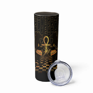 Egyptian Goddess Bastet Skinny Tumbler Ancient Mythology Sacred Black Cat