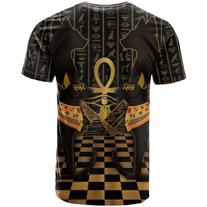 Egyptian Goddess Bastet T shirt Ancient Mythology Sacred Black Cat