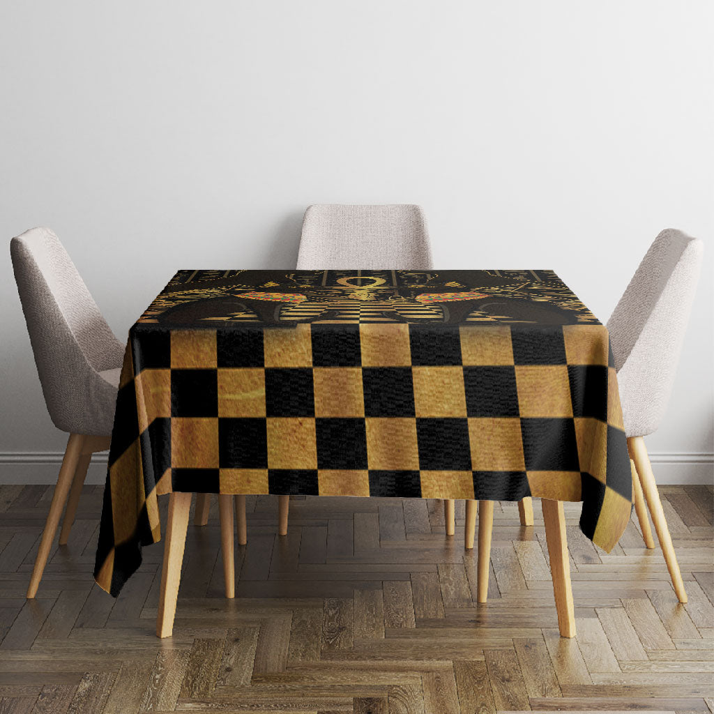 Egyptian Goddess Bastet Tablecloth Ancient Mythology Sacred Black Cat