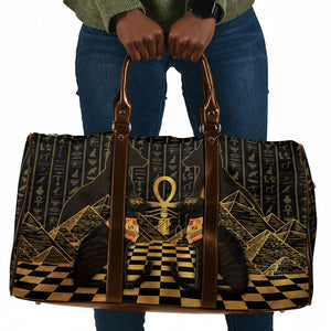 Egyptian Goddess Bastet Travel Bag Ancient Mythology Sacred Black Cat